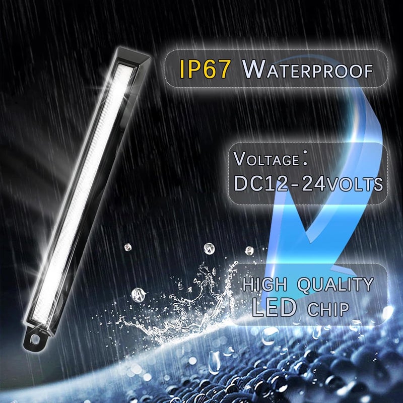 PGTOPONE Switchback White/Amber LED Front Side Marker Headlight Daytime Running Lamp Amber Sequential Turn Signal Light Feature Compatible with Toyota Tacoma 1998-2000 Replacement Front Bumper Trim - Image 4
